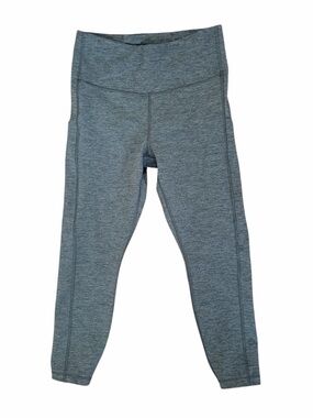 Athleta  Grey High-Waist Performance capri Leggings